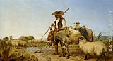 Richard Ansdell A Spanish Shepherd painting